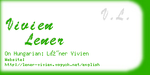 vivien lener business card